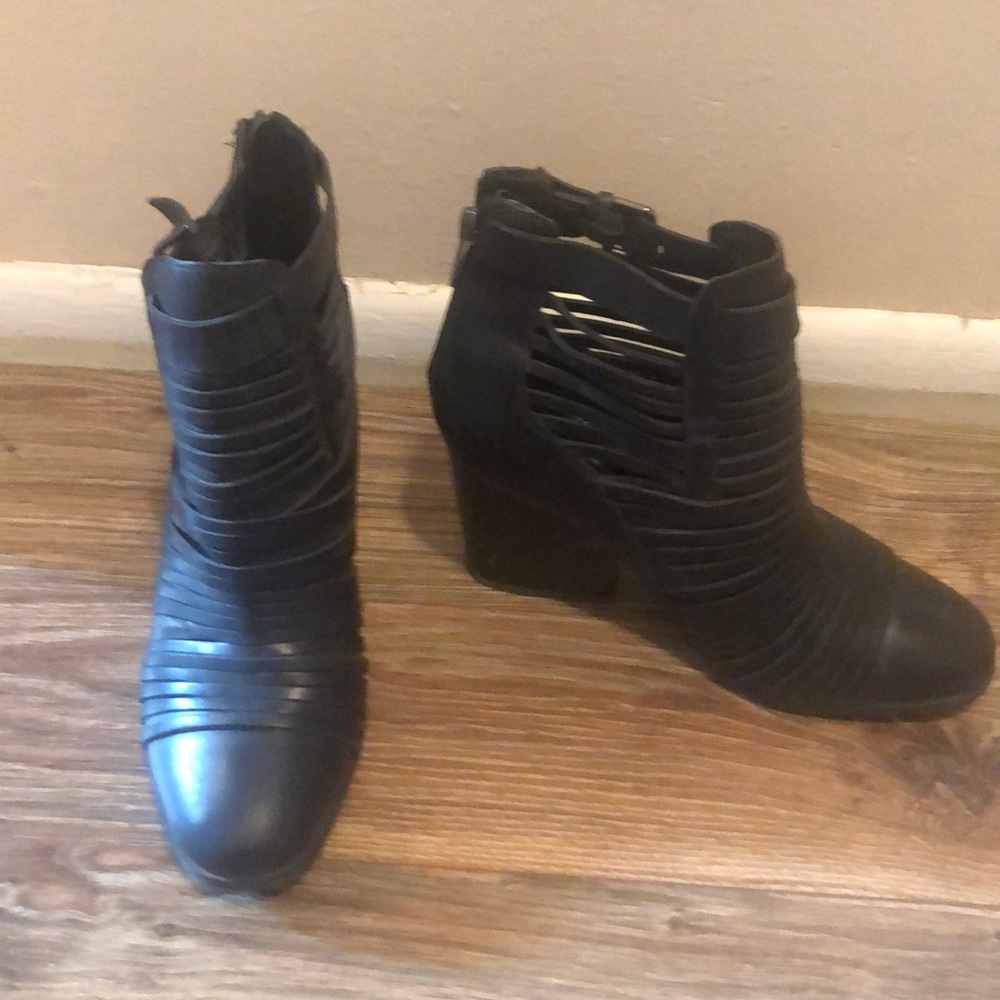 Black 4” Heel Booties